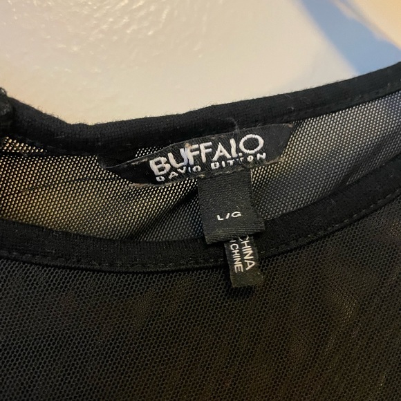 EUC size L snake skin print party peplum dress with mesh - Picture 3 of 5